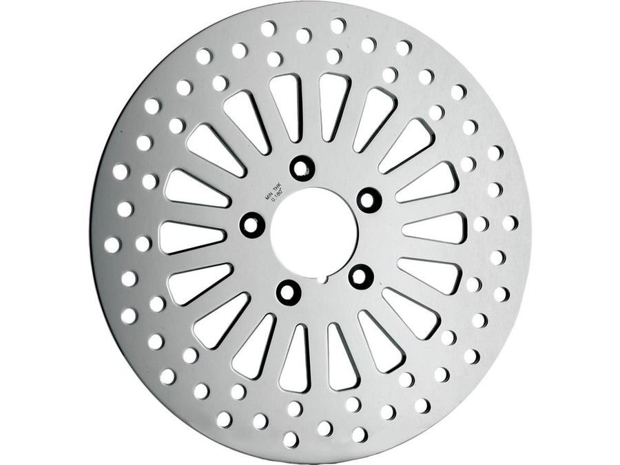 Harley Davidson Sportster [1986-2010]-Nitro brake disc stainless steel polished 11.5 "