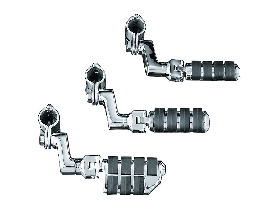 Harley Davidson-Big ISO motorway footrest with offset & 1-1/4 "Magnum