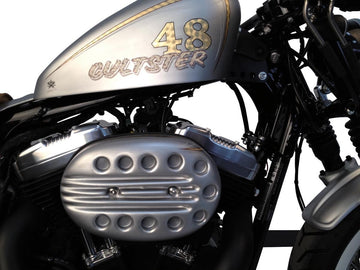 Harley Davidson Sportster [2004-2020]-slit air filter lids for painting