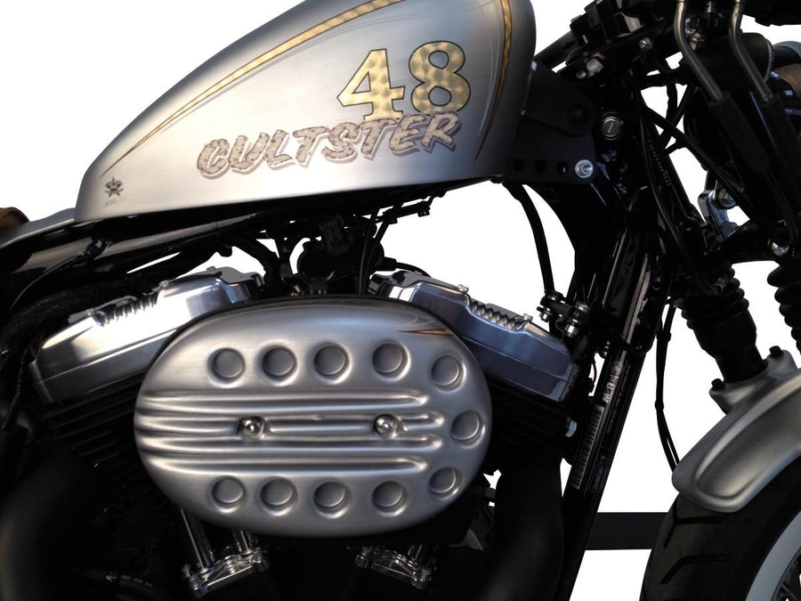 Harley Davidson Sportster [2004-2020] – Geschlitzter Luftfilterdeckel zum Lackieren