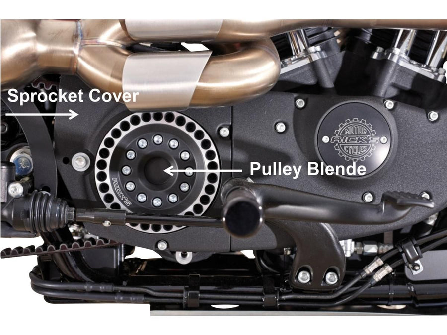 Harley Davidson Sportster [2004-2020] – 28 Zähne Riemenscheibenabdeckung für