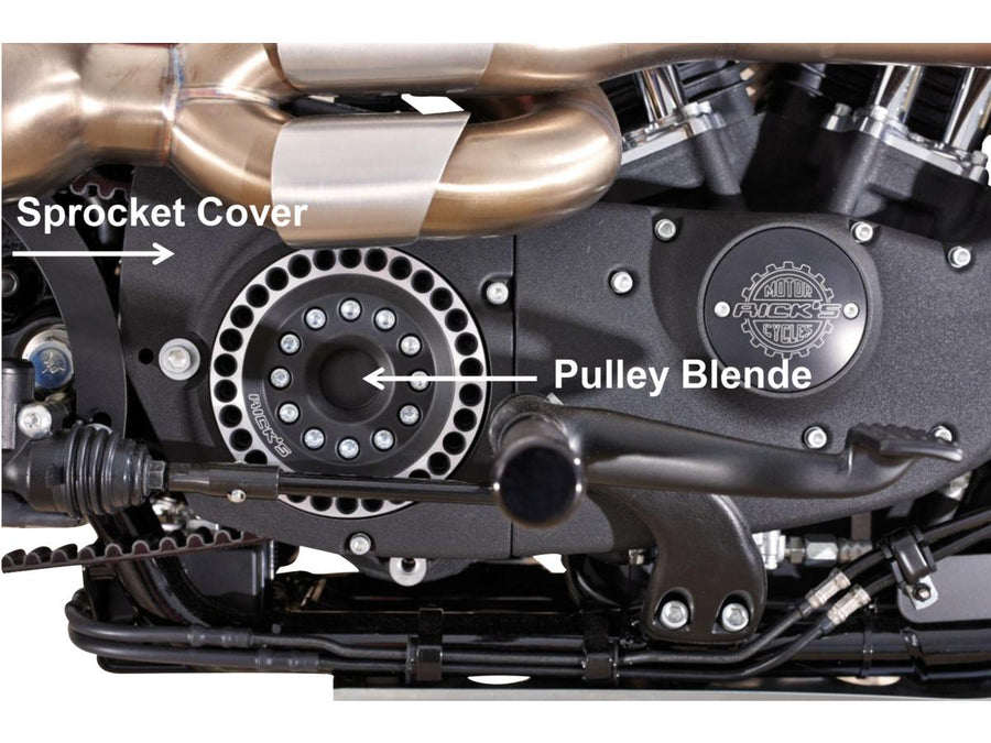 Harley Davidson Sportster [2004-2020] – 28 Zähne Riemenscheibenabdeckung für