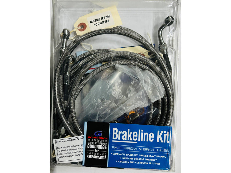 Harley Davidson – Vordere Bremsleitung Kit DOT +6"