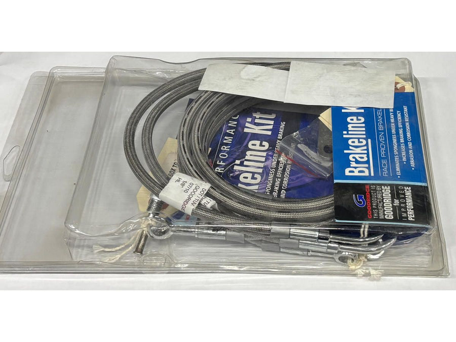Harley Davidson - C /CS /S front brake line kit +10 inches