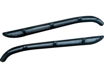 Harley Davidson Touring [1997-2013]-LED rear fenders striped light black - 0