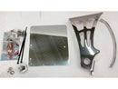 Harley Davidson - side assembly license plate holder, stainless steel, polished 180x200 ABE-3