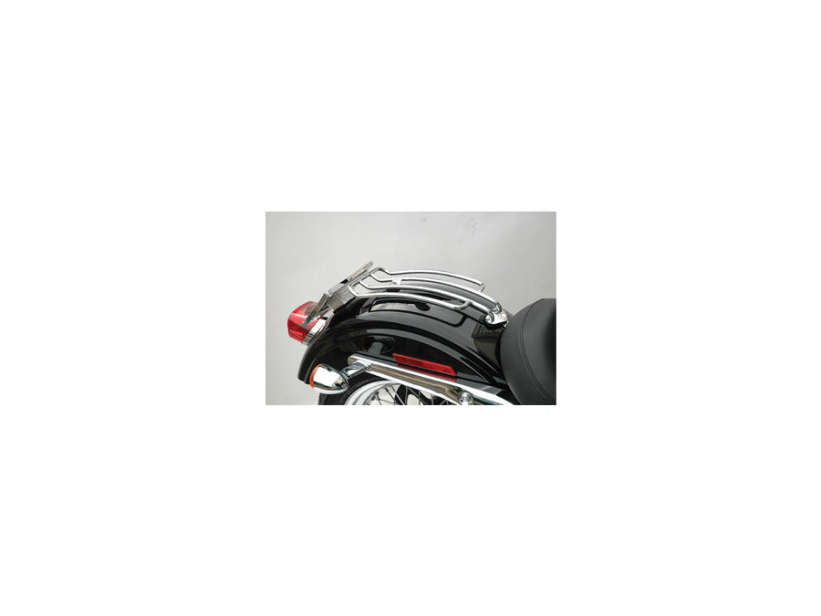 Harley Davidson Sportster [2004-2020] – 6" Solo Gepäckträger Schwarz Satin