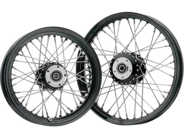 Harley Davidson FXDWG [2000-2003]-60-spokes 21x3.50 sd black wheels