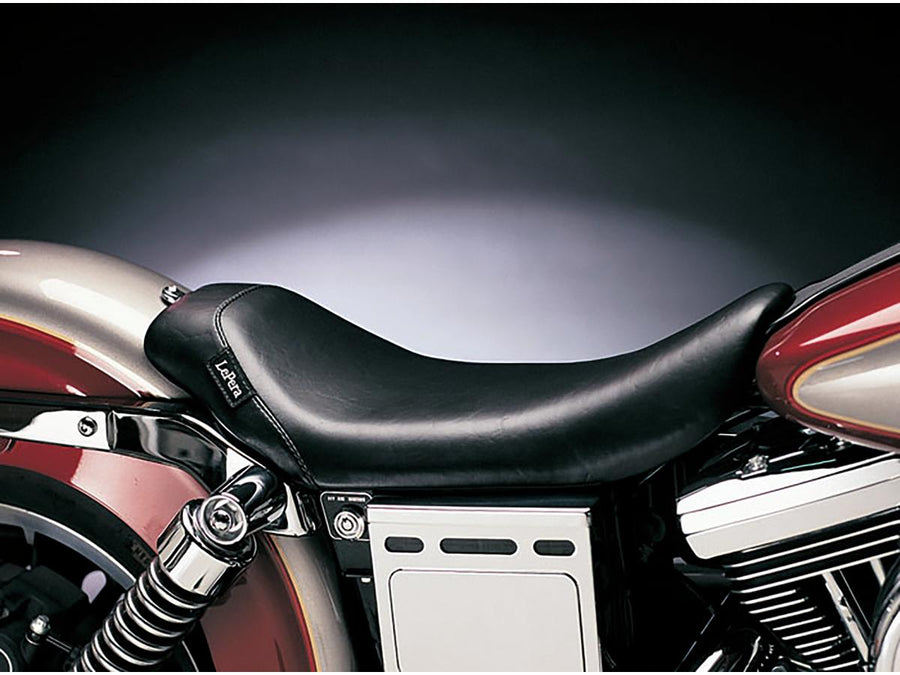 Harley Davidson Fxdwgi [2004-2005]-Bare Bones Solo Seat smooth black vinyl