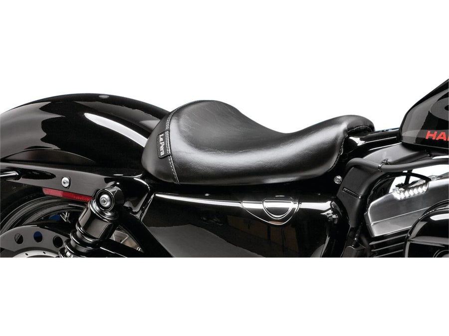 Harley Davidson XL1200V [2012-2016] – Bare Bones Solo Sitz Glattes Schwarzes Vinyl