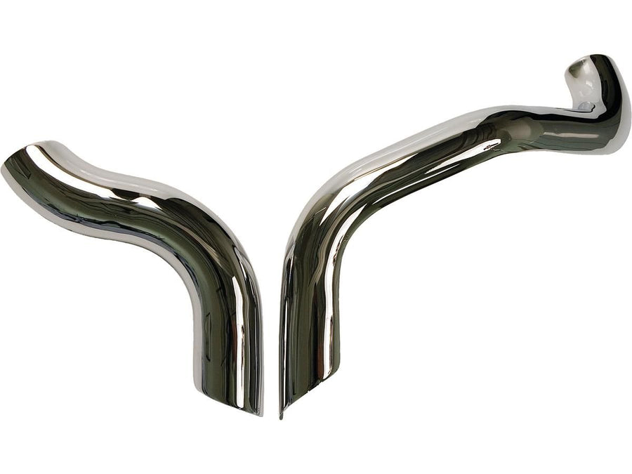 Harley Davidson-Designer series L.A.F replacement heat shalle Chrom 1,75 "