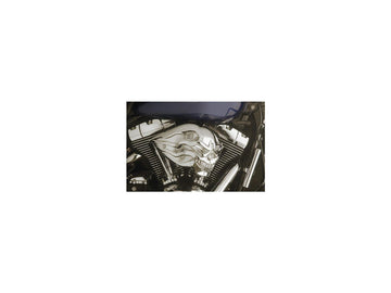Harley Davidson Sportster [1991-2006] – Flammen-Schädel-Luftfilter - 0