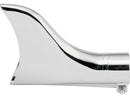 Harley Davidson – Klemmbarer Fishtail-Auspuffendstück Chrom 1,75"-1
