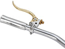 Harley Davidson – Deluxe Kupplungszug-Halterung Messing Polierter Hebel Aluminium-1
