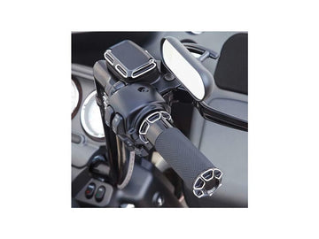 Harley Davidson Touring [2008-2024]-Snit fusion handles black anodized 1 " - 0