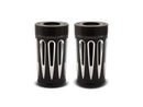Harley Davidson Touring [2014-2024]-Deep cut fork protection black anodized-1