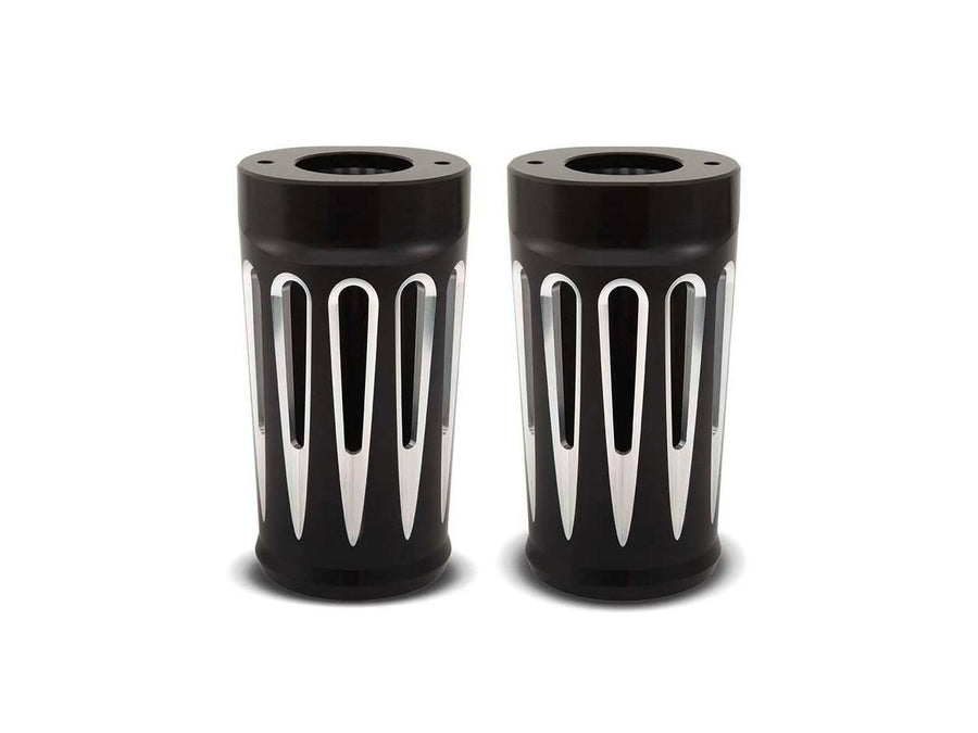 Harley Davidson Touring [2014-2024]-Deep cut fork protection black anodized