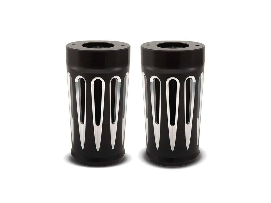 Harley Davidson Touring [2014-2024]-Deep cut fork protection black anodized
