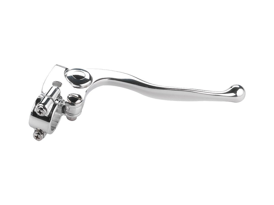 Harley Davidson – Klassische Bremszughalterung Aluminium poliert für 1"
