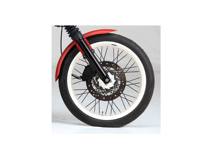 Harley Davidson – TTS Speichensatz, 21" lang, schwarz verchromt, für TTS Felgen