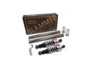 Harley Davidson Dyna [1991-2005] – Slammer Tieferlegungssatz Chrom Vorne Hinten-3