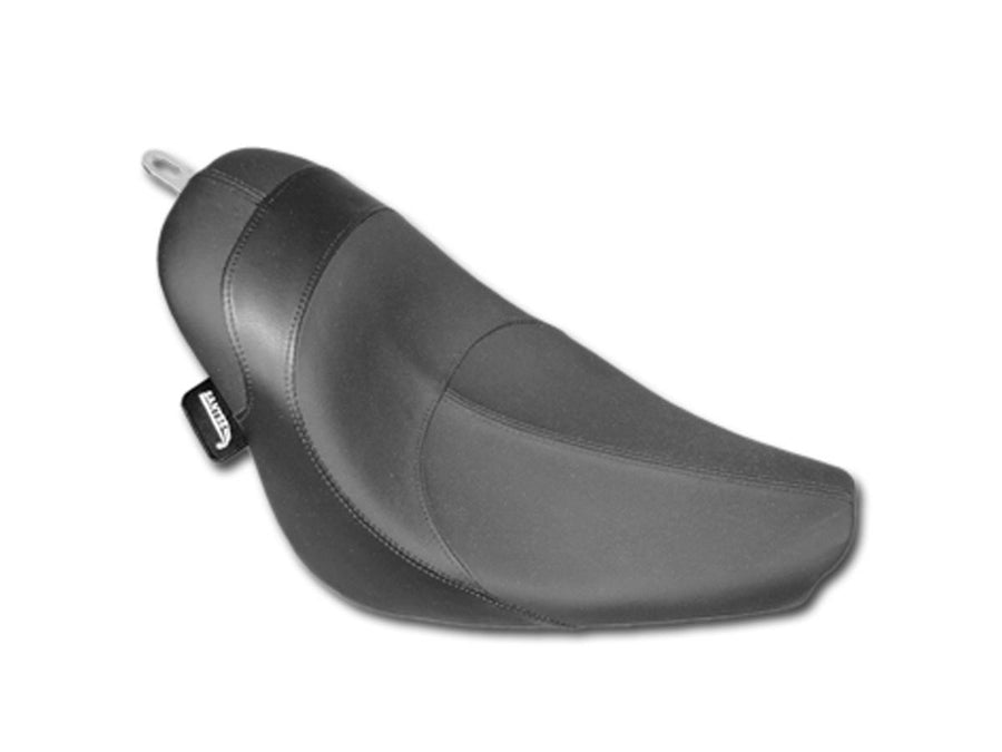 Harley Davidson Touring [1997-2007]-Phoenix smooth seat black leather vinyl