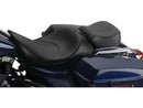 Harley Davidson Flstf [2014-2017]-Hydra smooth seat black leather vinyl-5