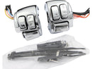 Harley Davidson Sportster [2006-2013] – Chrom Lenkerschaltergehäuse-Kit mit Schaltern-3