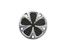 Harley Davidson FL Shovel [1970-1984] – Mesh Point Abdeckung Chrom-1