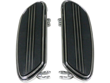 Harley Davidson Touring [1985-2025]-Extended Trot Boards Schwarz - 0