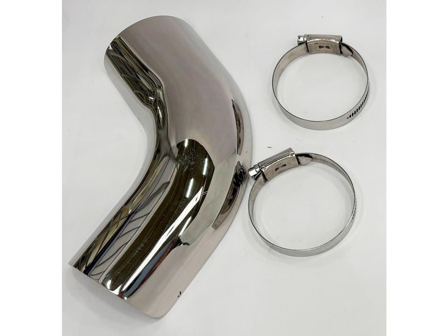 Harley Davidson – E3 HEATSHIELD Hitzeschild hinten poliert