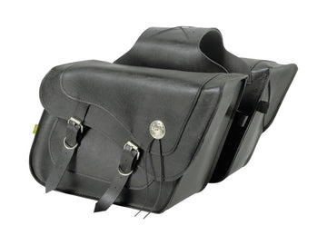 Harley Davidson – Deluxe Fleetside Schräge Überwurf-Satteltaschen Schwarz