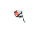 Harley Davidson – Silver Bullet LED-Blinker mit 3/8"-16 Hohl-Montagesatz Silber Rot …-1