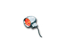 Harley Davidson – Silver Bullet LED-Blinker mit 3/8"-16 Hohl-Montagesatz Silber Rot …-3