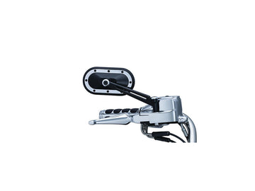 Harley Davidson Sportster [2004-2020]-heavy industry mirror with chrome accents - 0