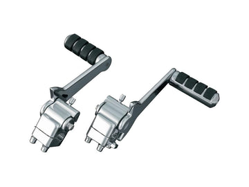 Harley Davidson FLHTCUSE2 [2007-2007] – Verstellbare Beifahrer-Fußrasten Chrom
