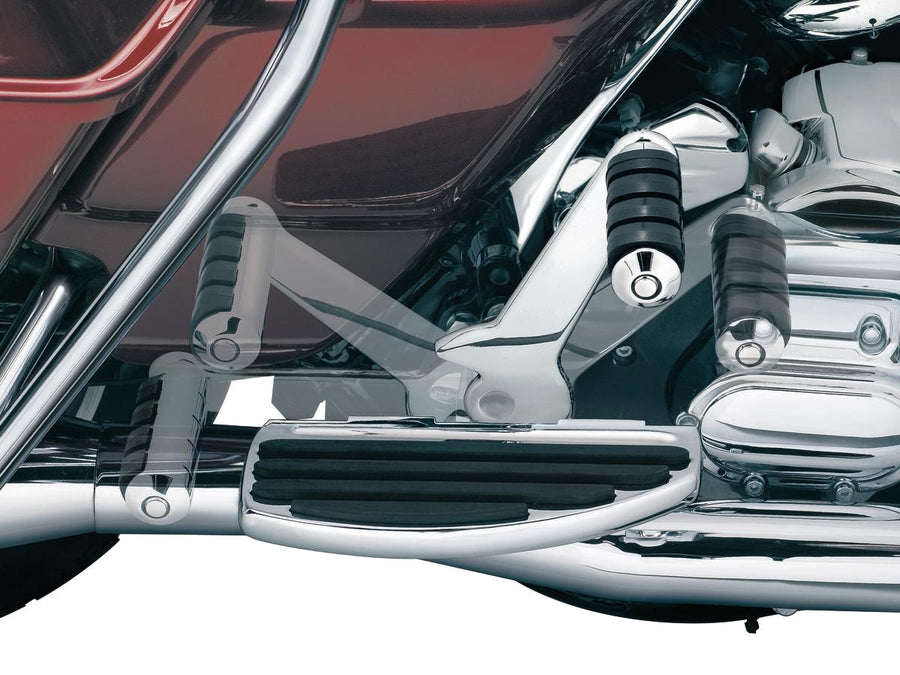 Harley Davidson Flhtcuse2 [2007-2007]-adjustable front passenger footrest chrome