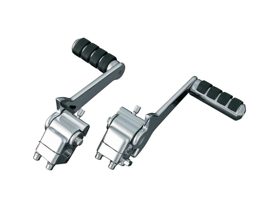 Harley Davidson Flhtcuse2 [2007-2007]-adjustable front passenger footrest chrome