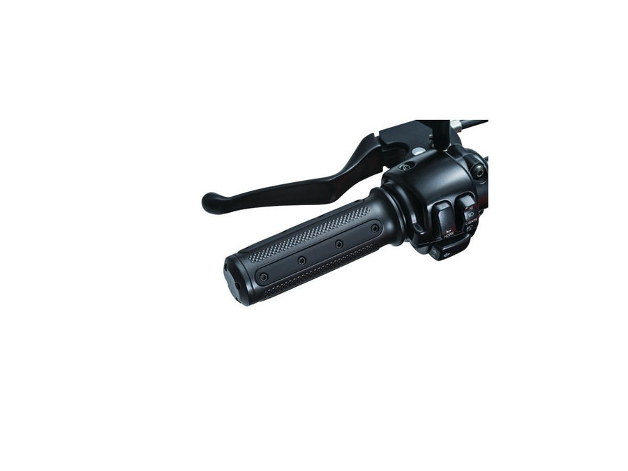 Harley Davidson Touring [2008-2024] – Schwere Industrie Griffe Schwarz Satin 1"