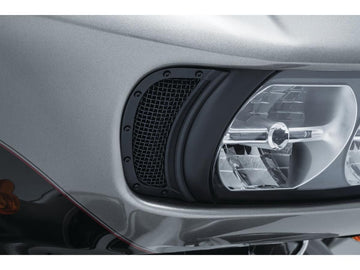 Harley Davidson Fltruse [2015-2016]-mesh headlight ventilation accent black satin - 0