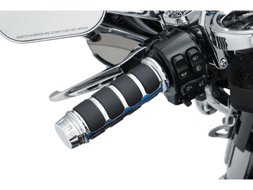 Harley Davidson Touring [2008-2024] – ISO Griffüberzüge für HD beheizte Griffe Chrom - 0