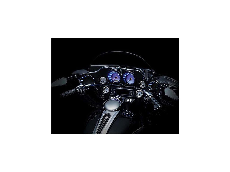 Harley Davidson Touring [1996-2013] – Tacho- & Drehzahlmesser-Akzent Schwarz
