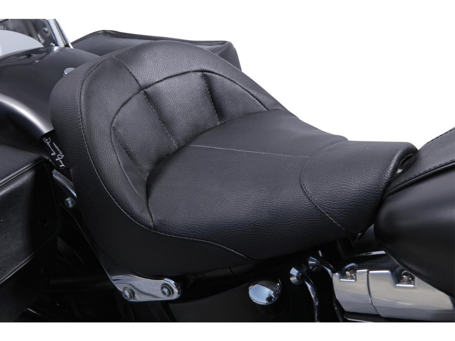 Harley Davidson FLSTF [2014-2017] – BIGIST Solo Air-1 Sitz Schwarz Vinyl