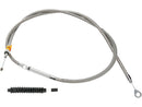 Harley Davidson Dyna [2006-2017]-stainless steel clutch cable braided-3