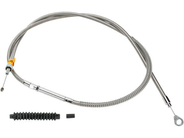 Harley Davidson Sportster [1986-2020]-stainless steel-coated clutch cable +12 "