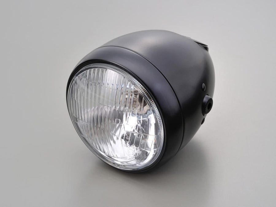 Harley Davidson - Vintage 5 3/4 "Headlight black powder -coated H4