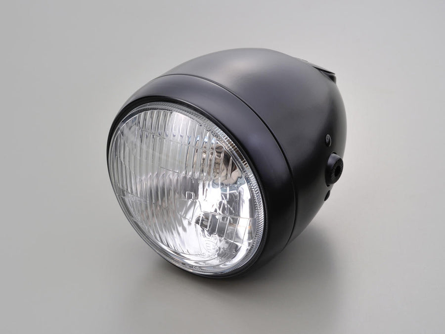 Harley Davidson - Vintage 5 3/4 "Headlight black powder -coated H4