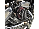Harley Davidson Dyna [1999-2017]-Omega ribbed air filter black-1