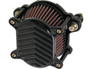 Harley Davidson Dyna [1999-2017]-Omega V-FIN air filter black-1
