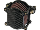 Harley Davidson Dyna [1999-2017]-Omega V-FIN air filter black-3